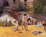 保罗 高更 : The Moulin du Boid d'Amour Bathing Place